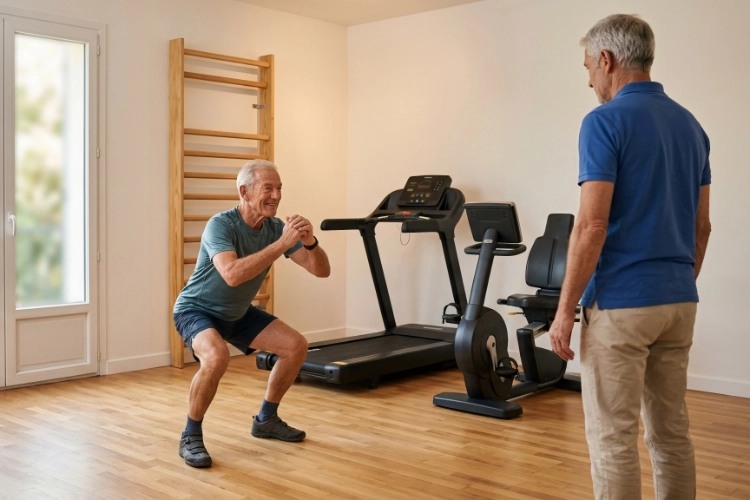etirement piriforme patient exercice maison kinosteo orleans
